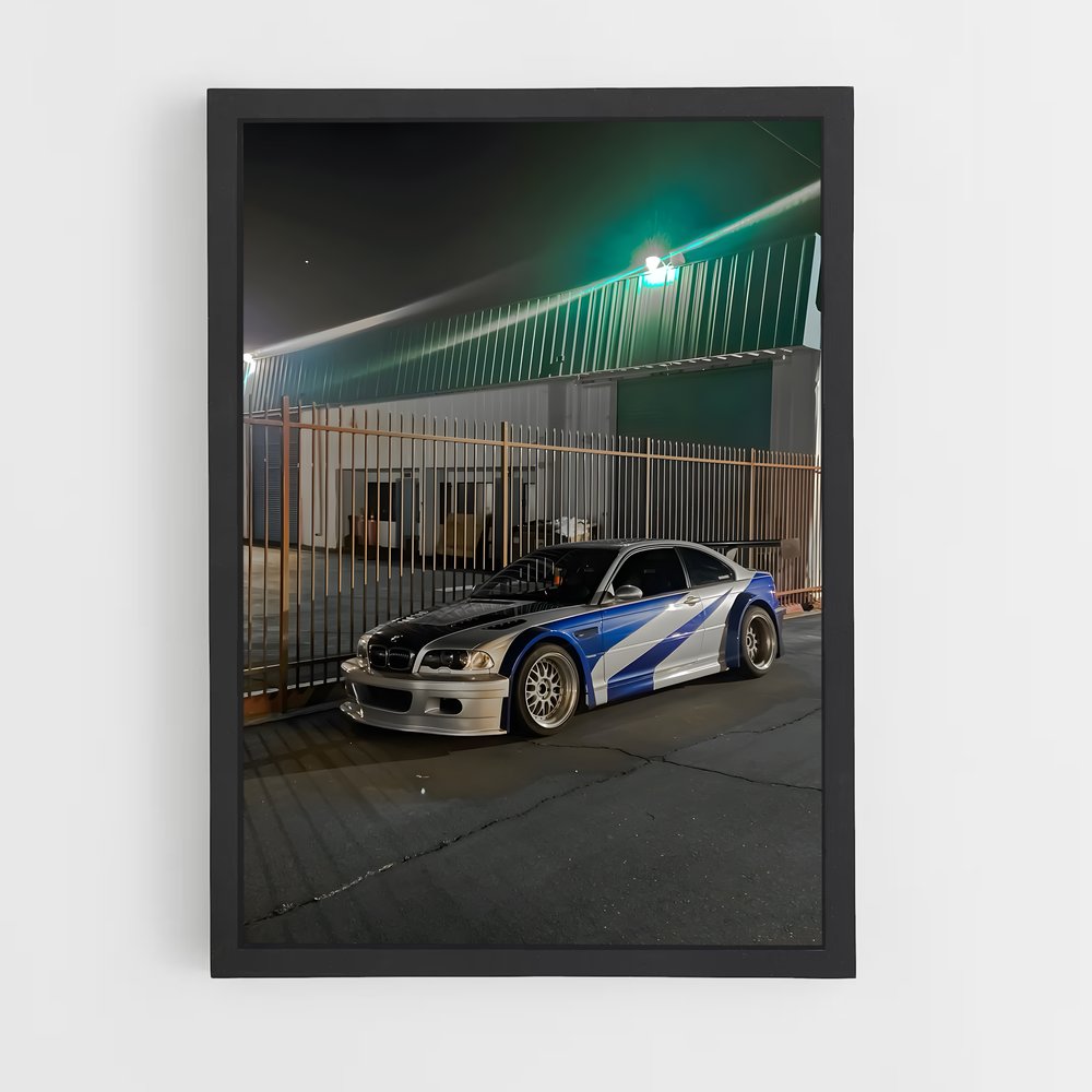 Poster Urban Drift – affiche BMW (vue 2)